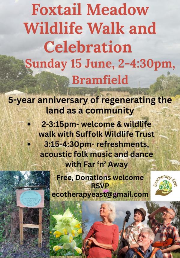 foxtail meadow wildlife walk 2025